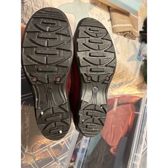 Kamik Heidi Round Toe Rain Boot Red Rouge Sz 10 Mid Calf Outdoor Waterproof - Picture 8 of 8